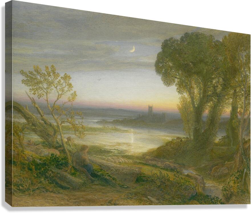 The Curfew [1870] by Samuel Palmer [1805–1881] Canvas Print