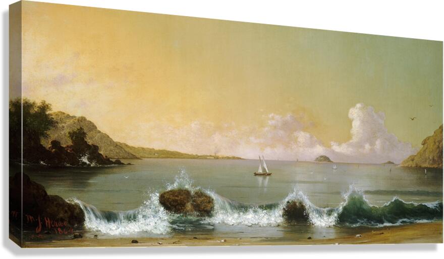 Rio de Janeiro Bay [1864] by Martin Johnson Heade [1819–1904] Canvas Print