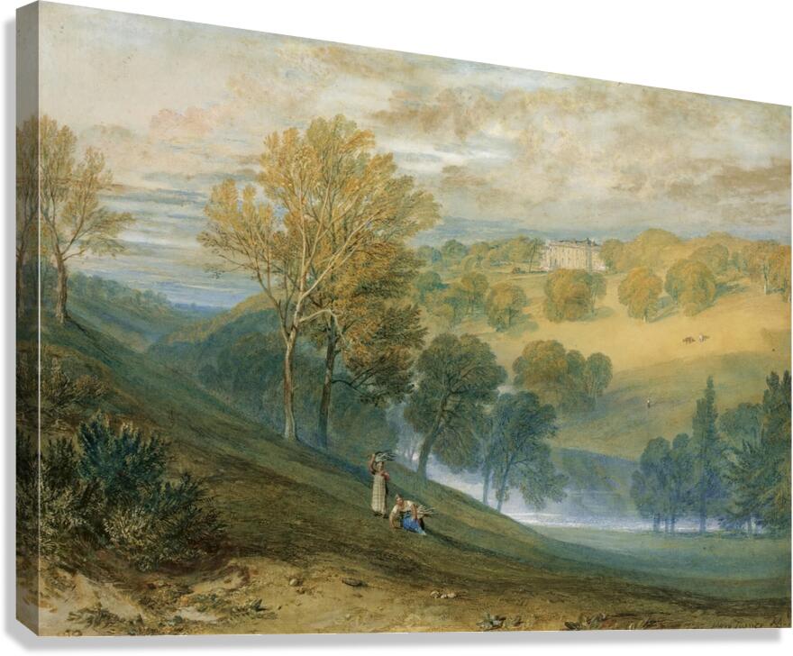Gledhow Hall. Yorkshire by Joseph Mallord William Turner [1775–1851] Canvas Print