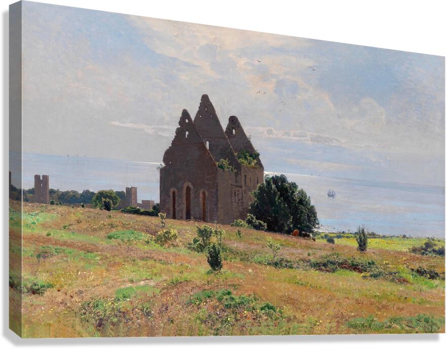 Sommertag an der Küste von Gotland by Otto Strützel [1855–1930] Canvas Print