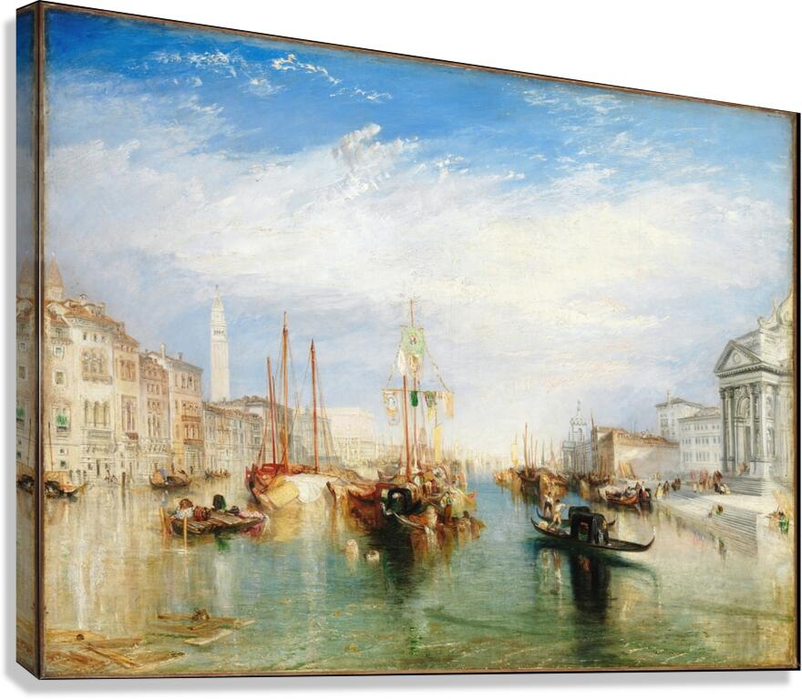 Venice. From the Porch of Madonna della Salute [ca. 1835] by Joseph Mallord William Turner [1775–1851] Canvas Print