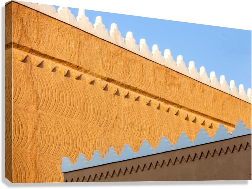 Mud wall Canvas Print
