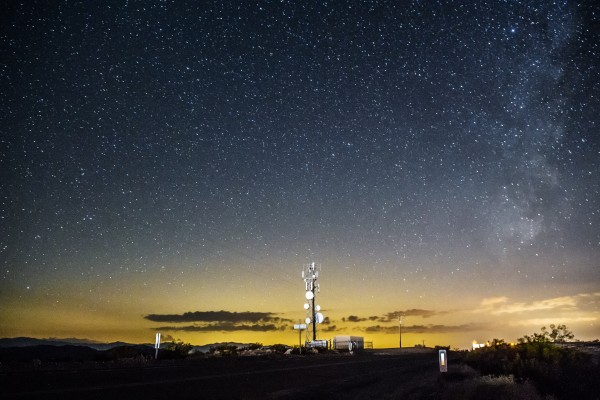 Ghost Town Radio tower by Luis Bonetti