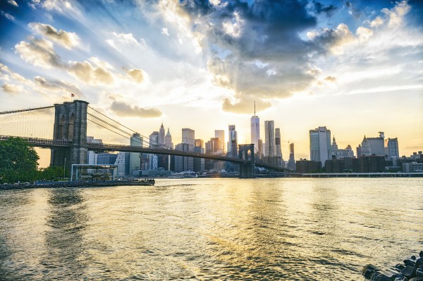 New York City Sunset from Dumbo by Luis Bonetti