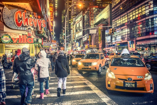 New York City Taxi Mayhem  by Luis Bonetti
