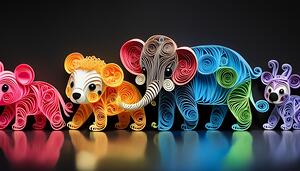 Elephant Baby Lion Baby