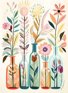 Flower Bottles