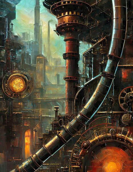 City In The Future Print