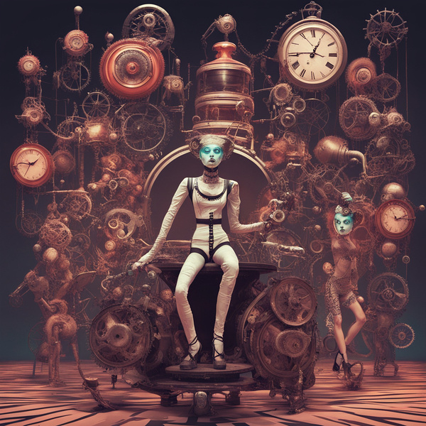 Clockwork circus Print