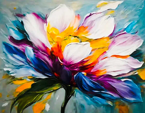 Colorful Flower Print