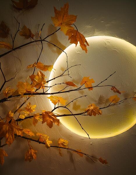 Tree In The Moon Light In Fall by Greta And Jade Fundraiser
