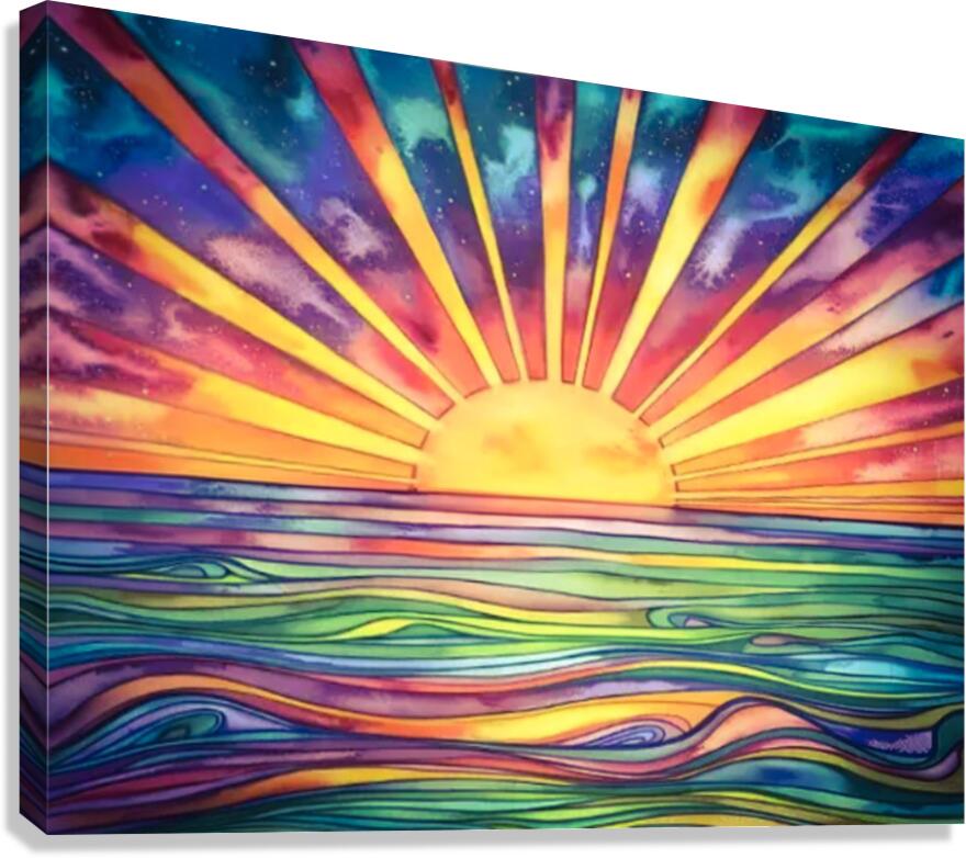The Sun Canvas Print