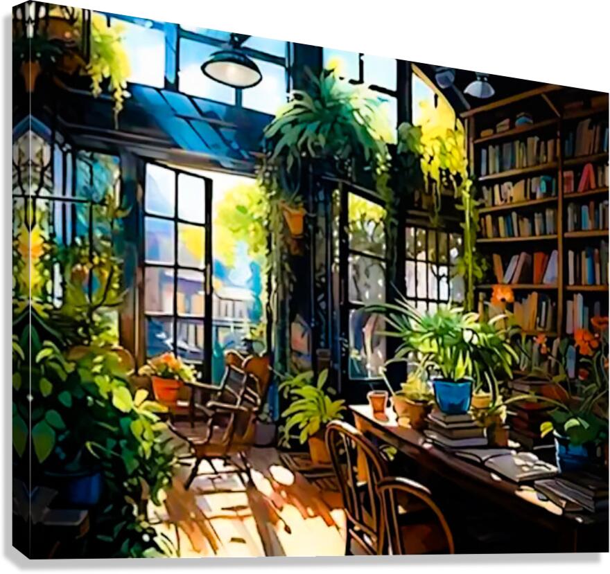 Dream Library Canvas Print