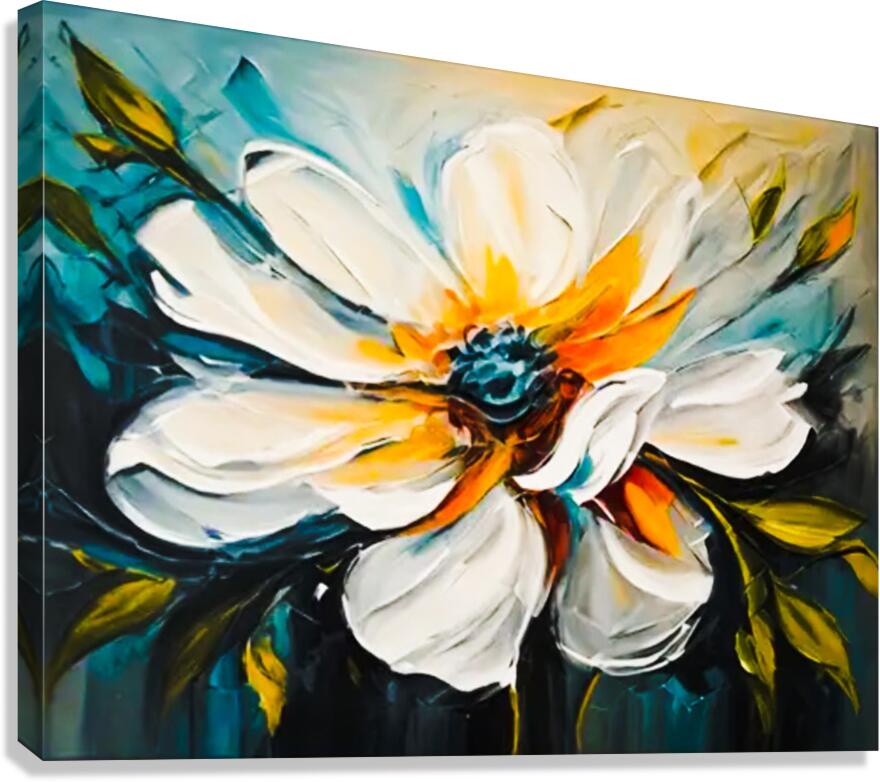 White Flower Canvas Print