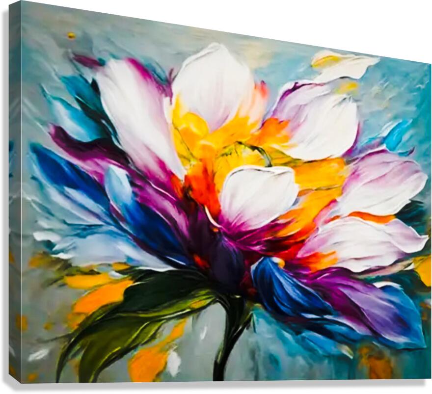 Colorful Flower Canvas Print