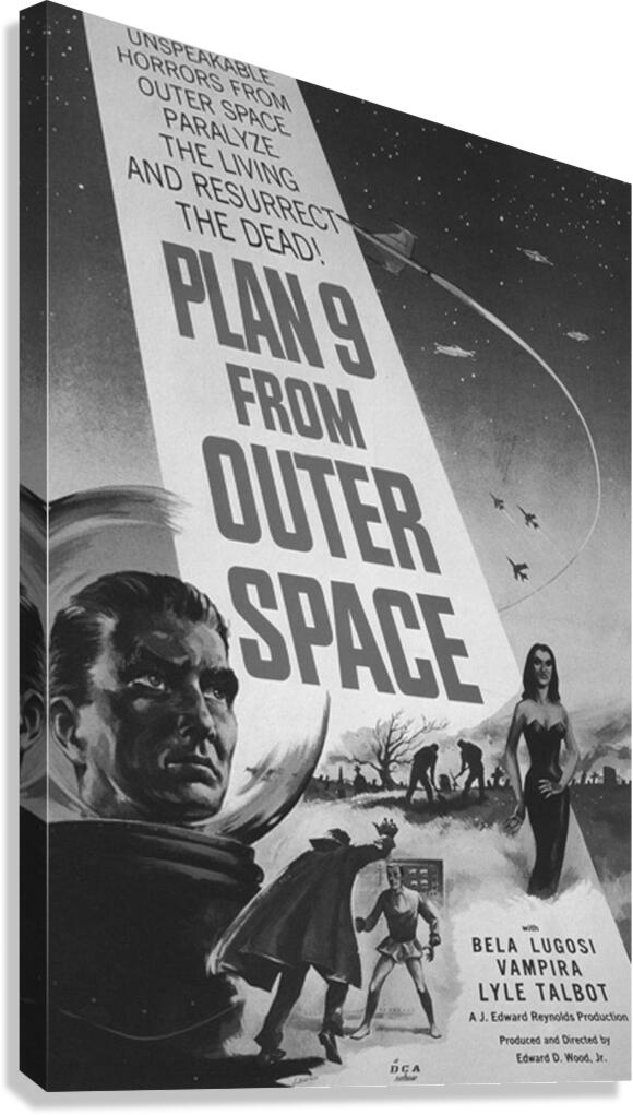 Plan 9 Canvas Print