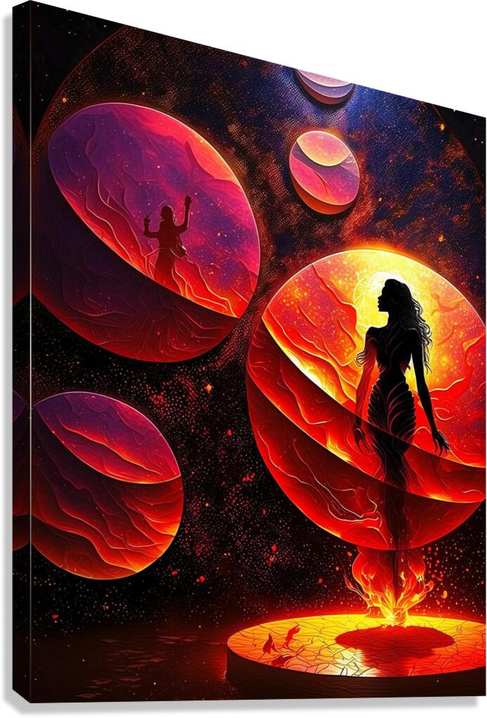 Worlds Away Canvas Print