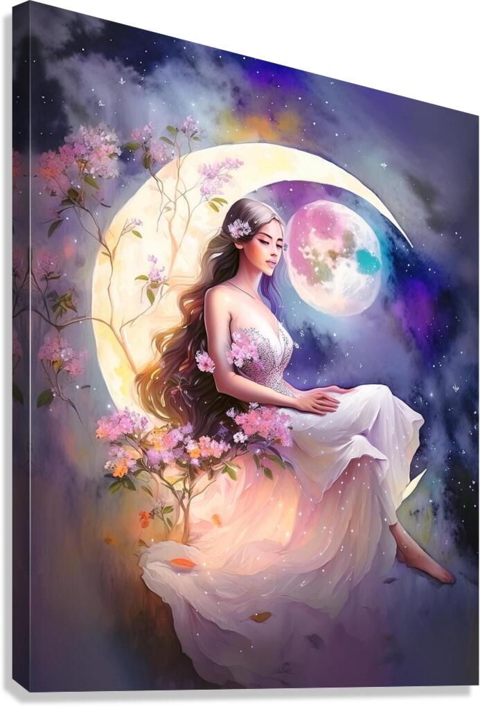 Lady Moons Canvas Print