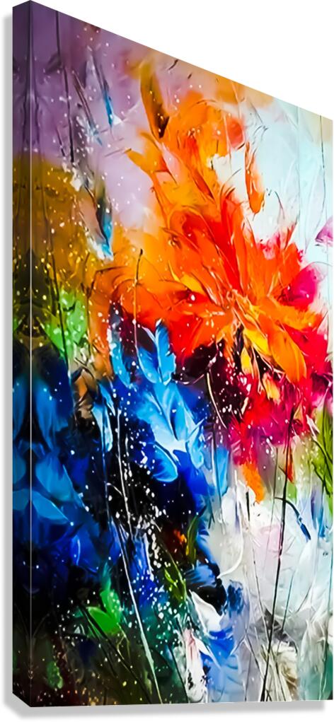 Le Flower Canvas Print