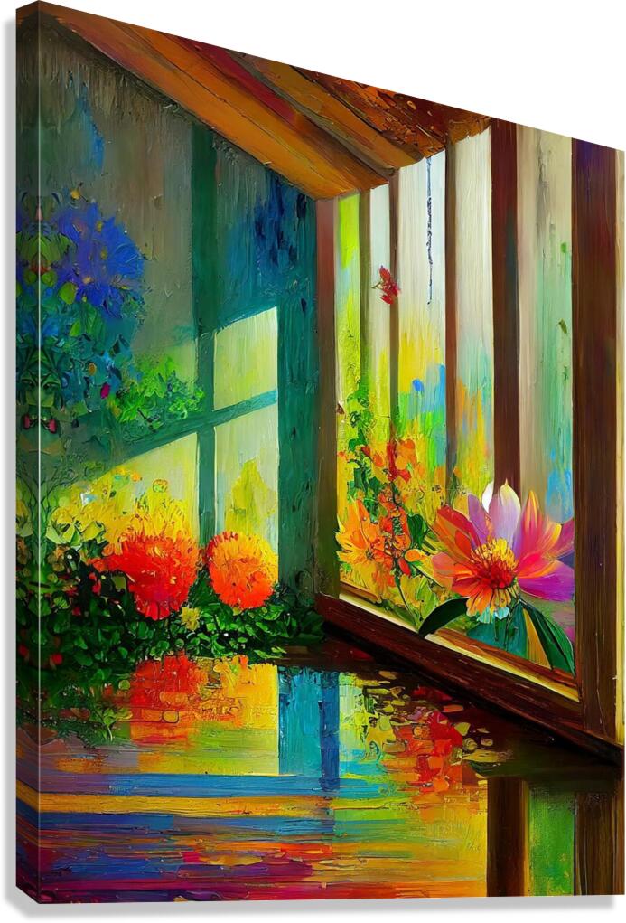 Window Canvas Print