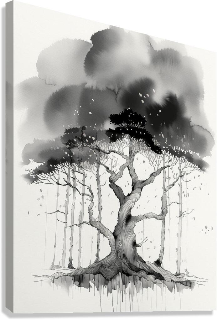 Storm Forest Canvas Print