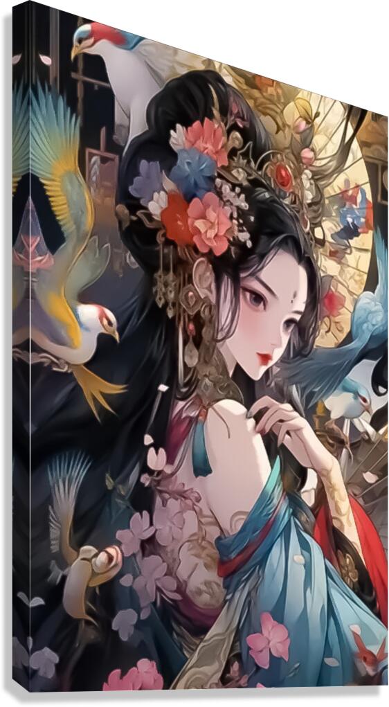 Geisha Canvas Print