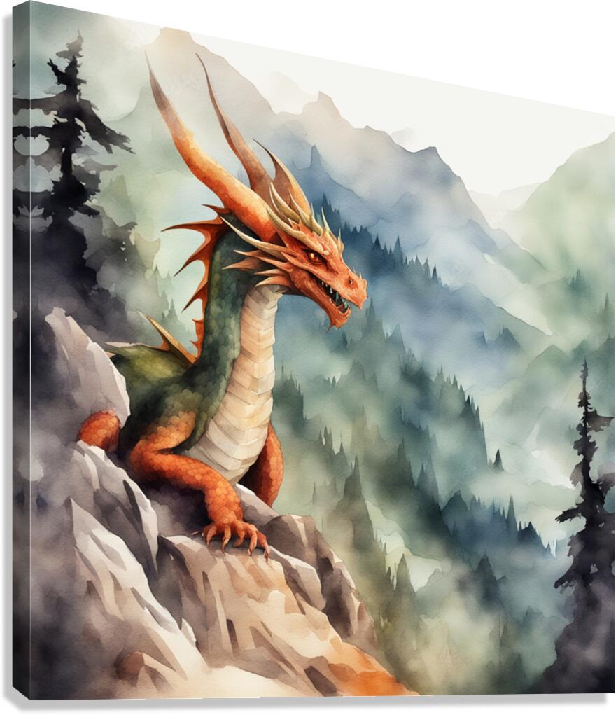 Dragon Mountain Canvas Print
