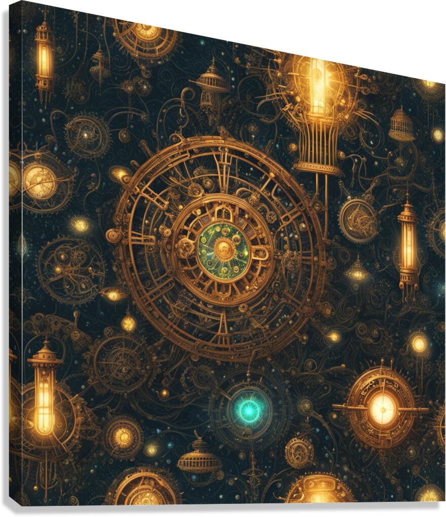 Time Light Canvas Print