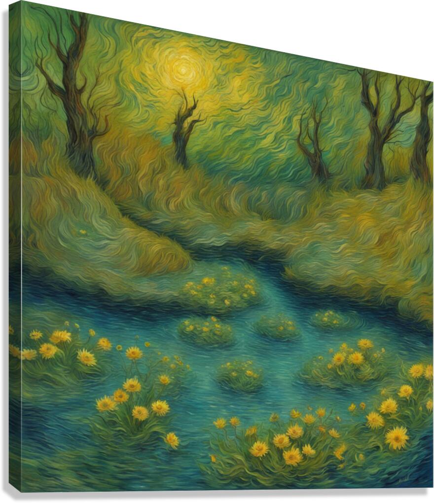Stream Canvas Print