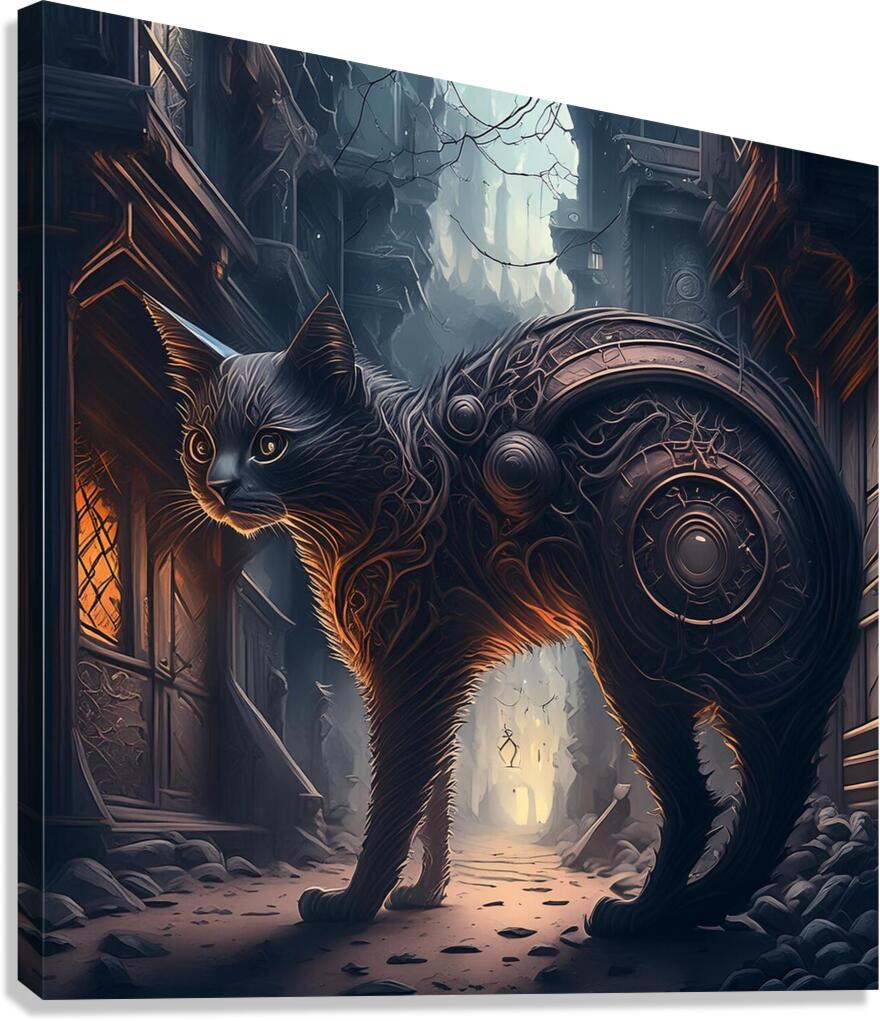 Alley Cat Canvas Print