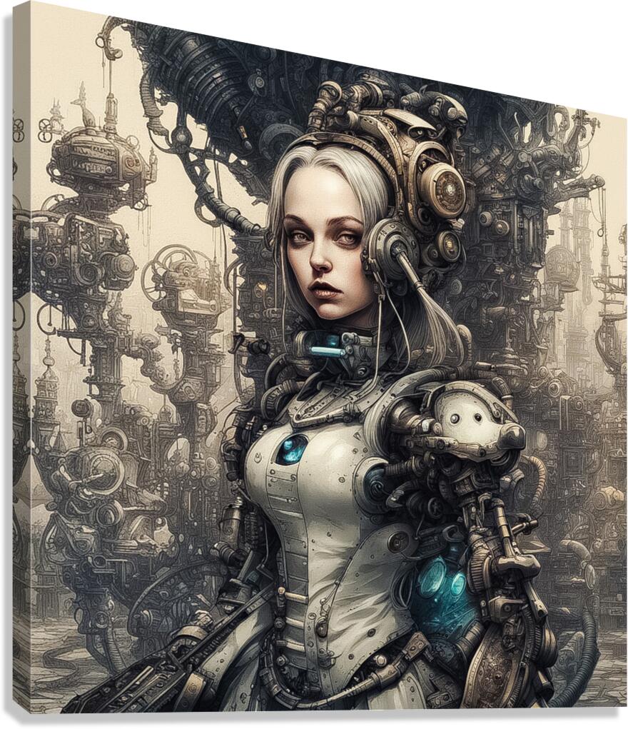 Almost Human Canvas Print