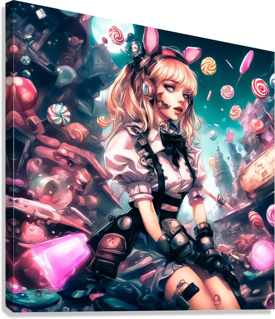 Candy City Canvas Print