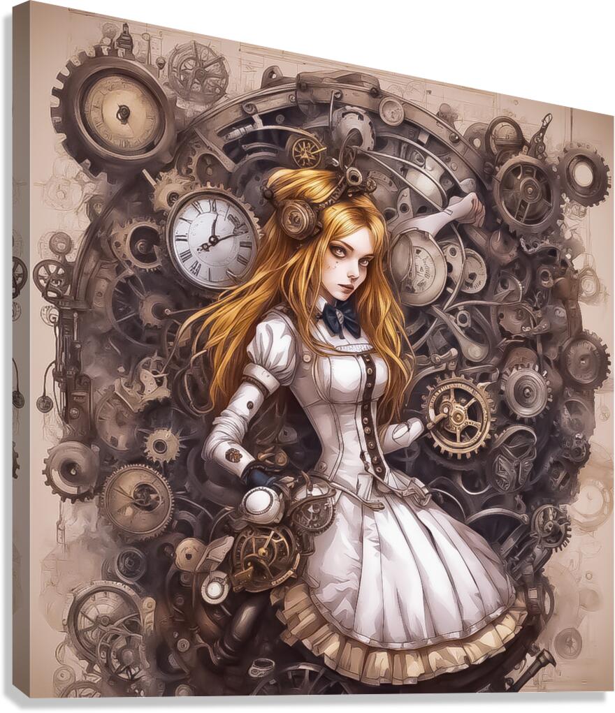 Clockwork Girl by Greta And Jade Fundraiser Wall Art