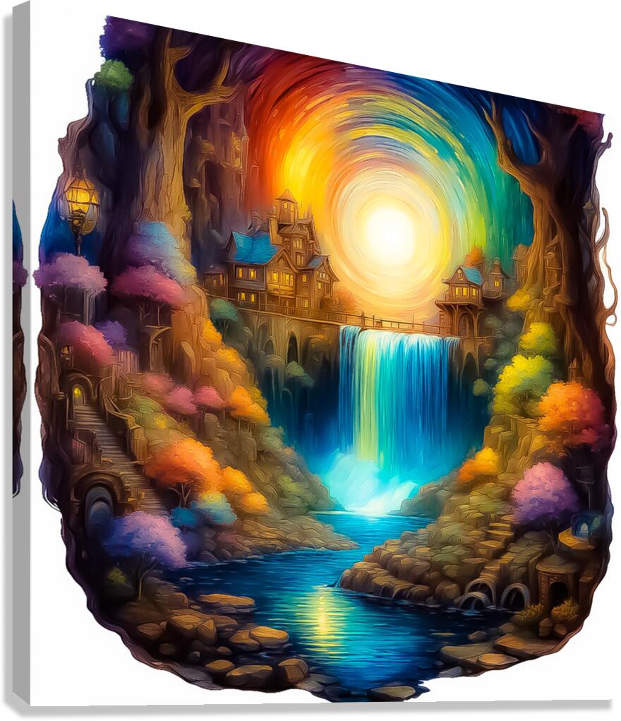 Rainbowland Canvas Print