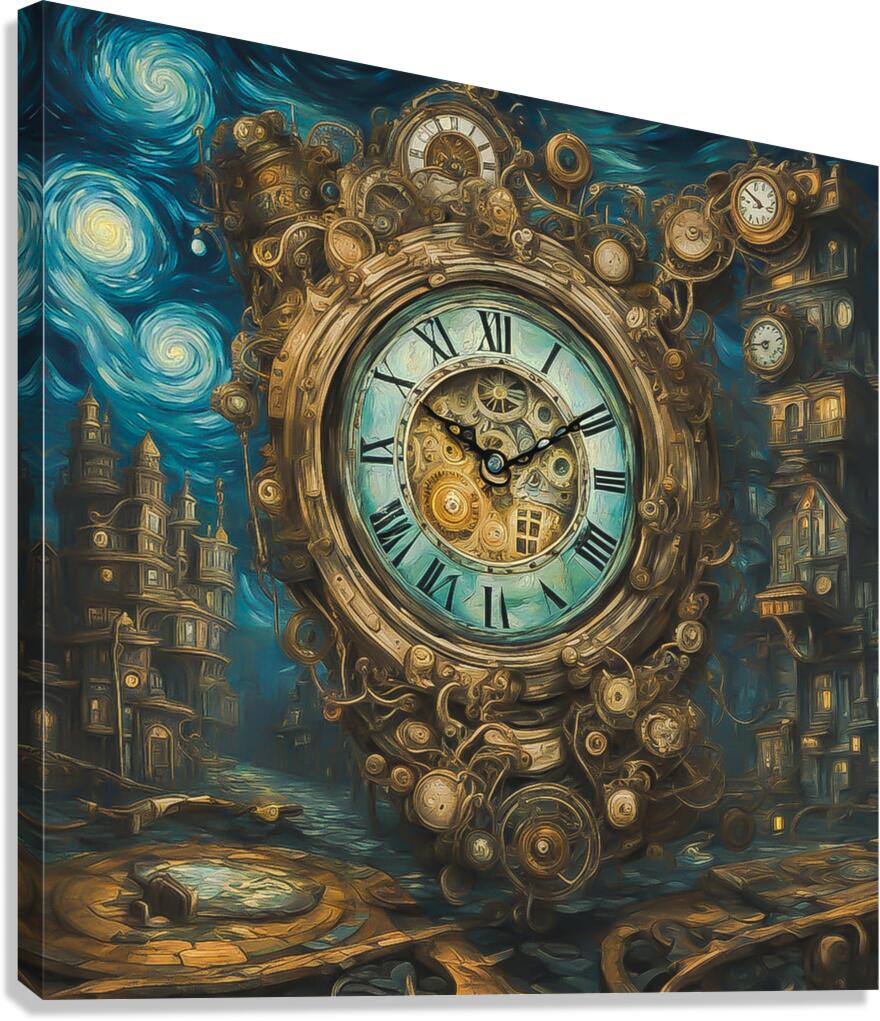 Town Square Canvas Print