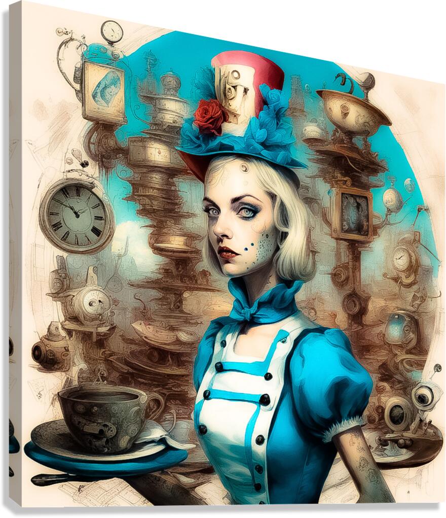 Question Alice Canvas Print