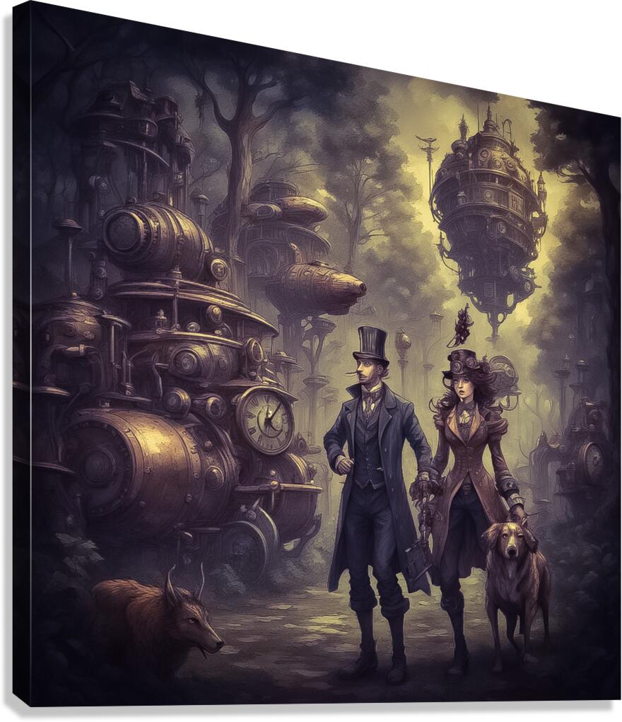 Walk In The Park Canvas Print