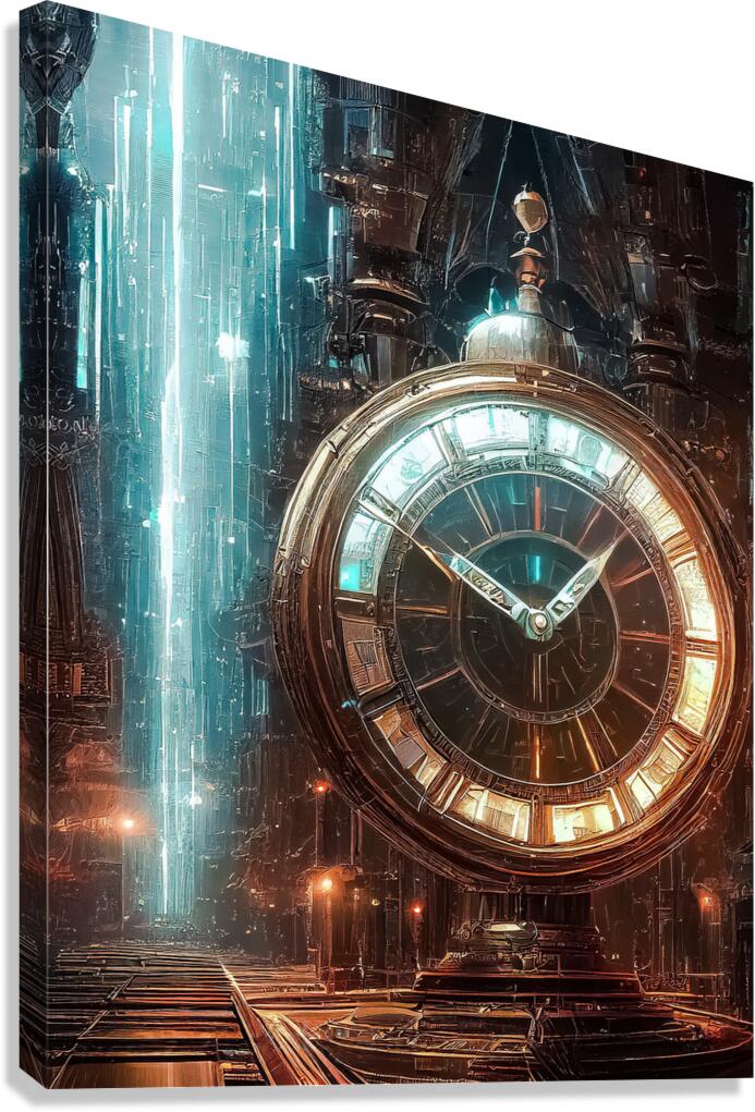 Big Clock Canvas Print