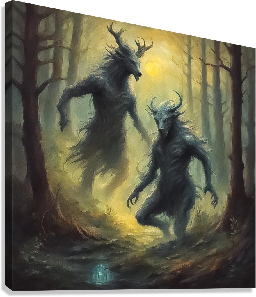 Stagmen Canvas Print