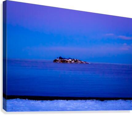 Gradient Island Canvas Print