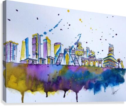 Madrid Canvas Print