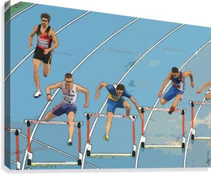 Athletics_13 Canvas Print
