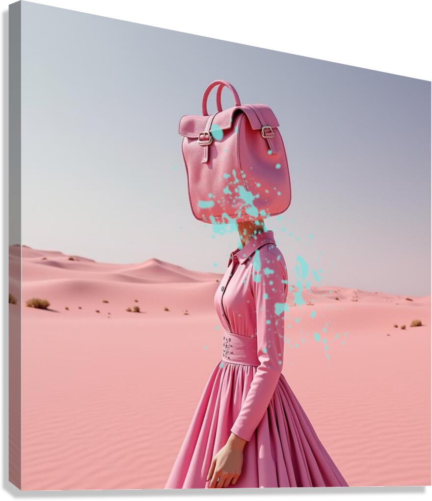 bag woman Canvas Print