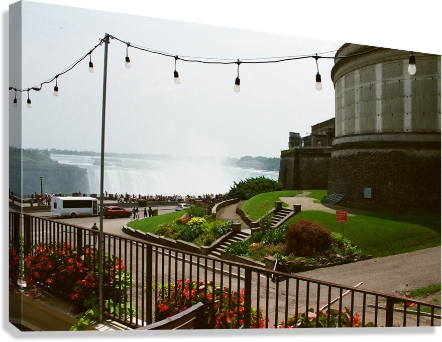 The Falls and Illumination Tower Base Canvas Print