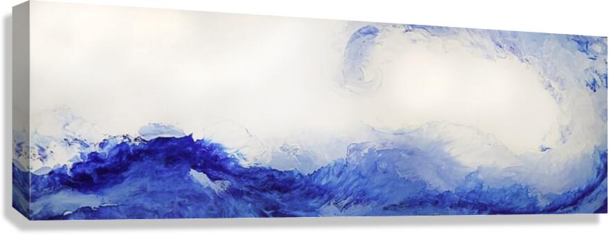 Wave Pour Canvas Print