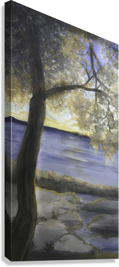 Sunset Lake Canvas Print
