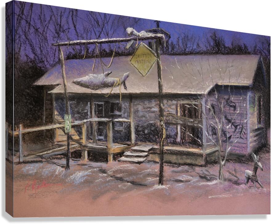 Critter Crossing Canvas Print
