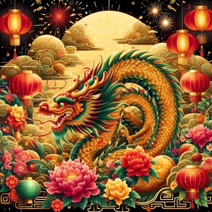 Chinese New Year 2024 Year of The Dragon