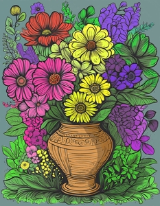 Flowers in A Vase