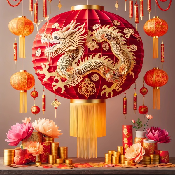 Chinese New Year 2024 Year of The Dragon by Mankdhani